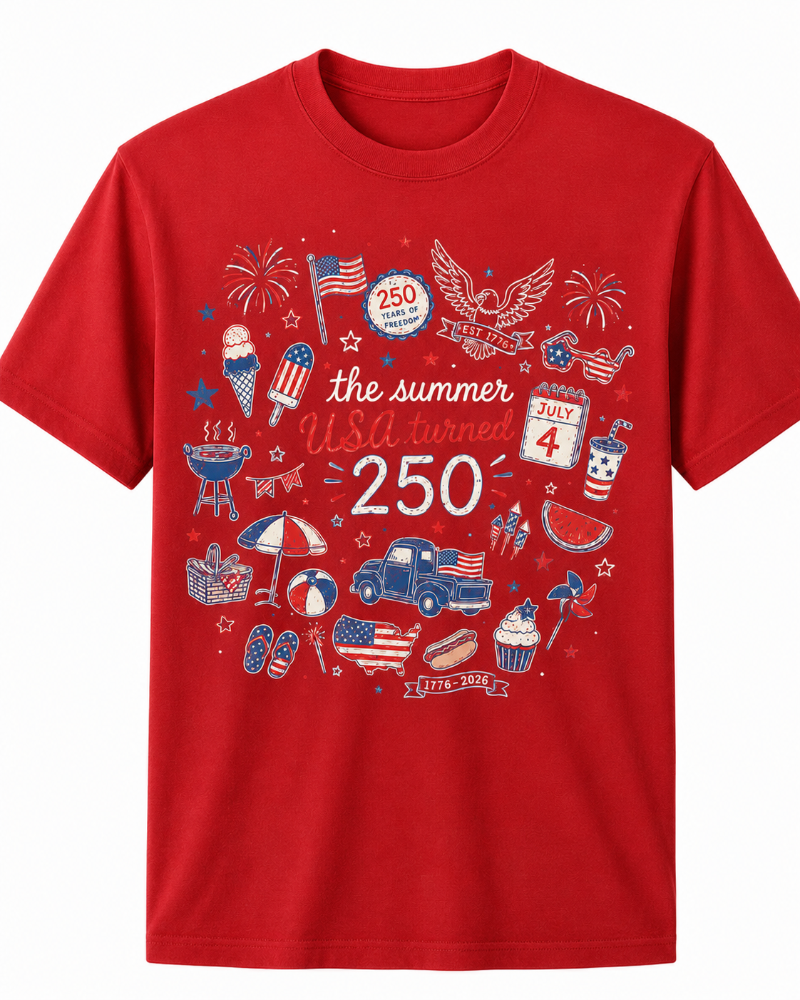 The Summer USA Turned Shirt
