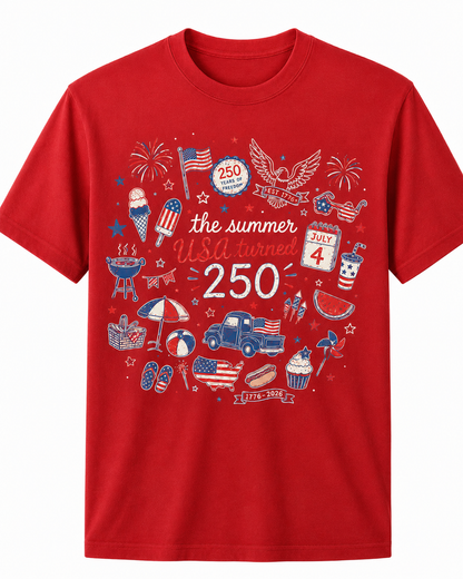 The Summer USA Turned Shirt