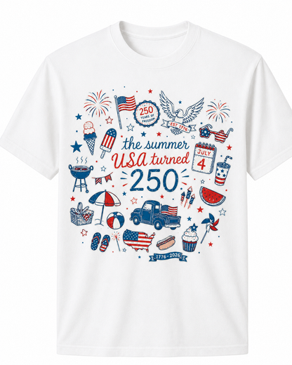 The Summer USA Turned Shirt