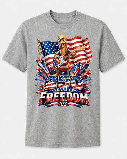 USA 250 Years of Freedom 4th of July Brainrot Meme T-Shirt
