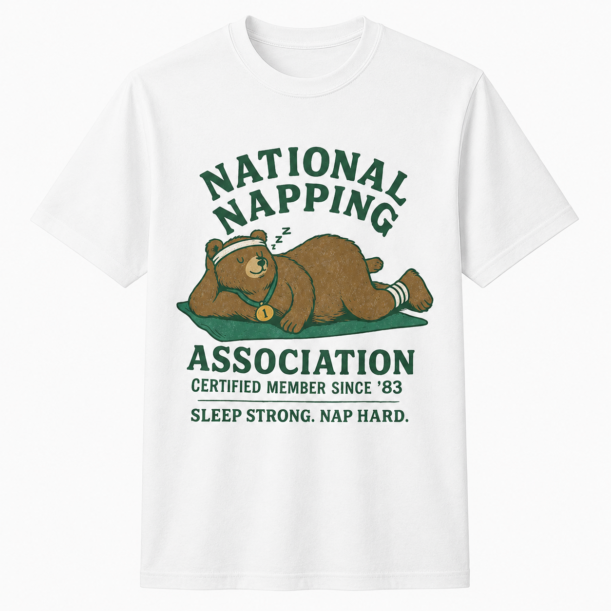 National Napping Association Bear Shirt