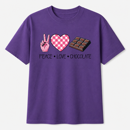 Peace Love Chocolate Shirt
