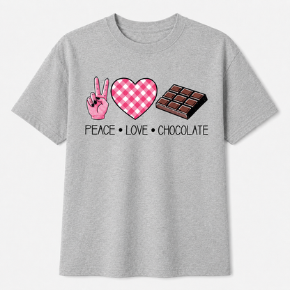 Peace Love Chocolate Shirt