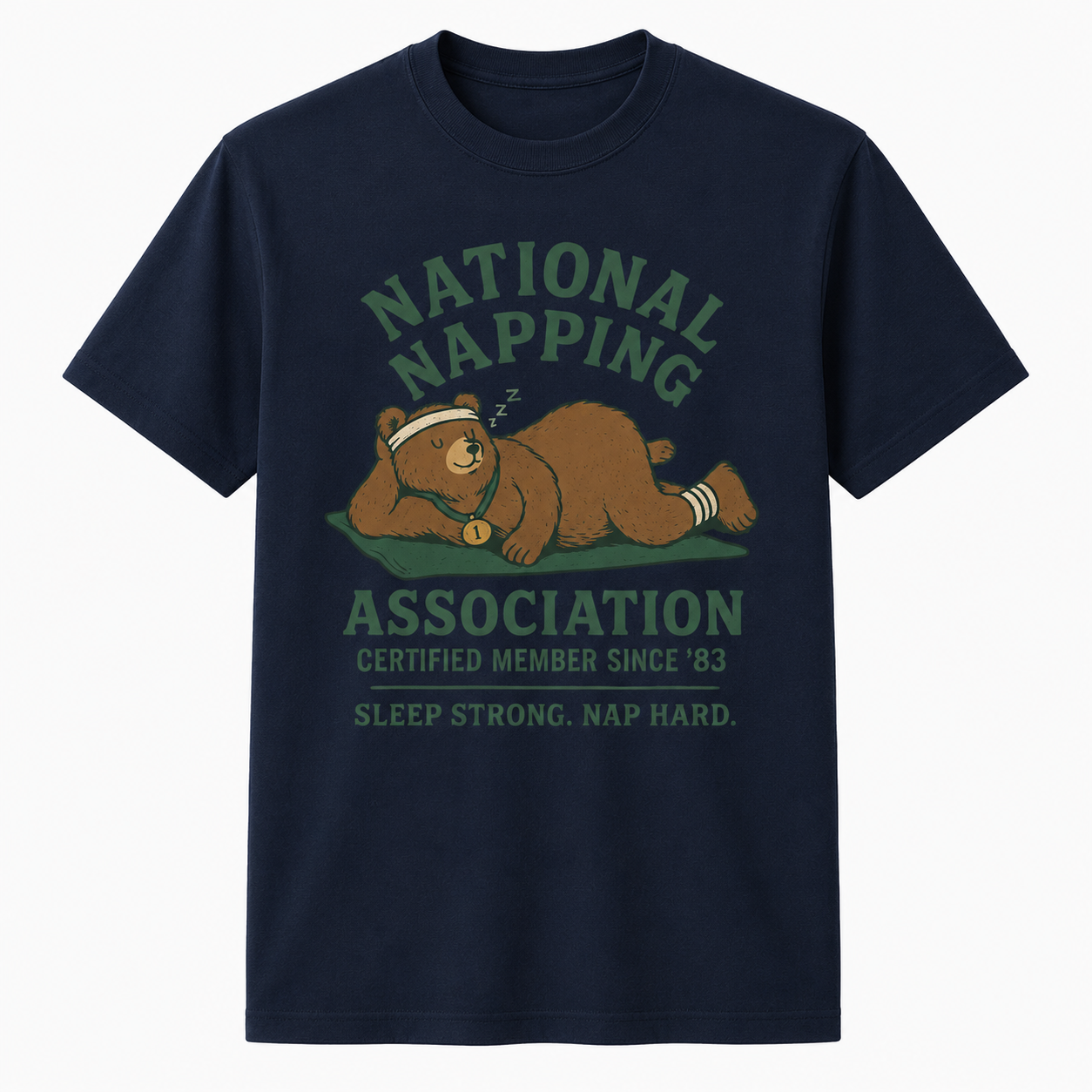 National Napping Association Bear Shirt