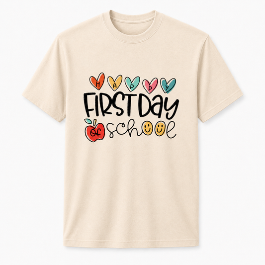 Happy First Day of School Shirt