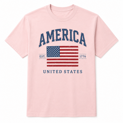 America Flag Graphic United States Family 4th Of July Shirt