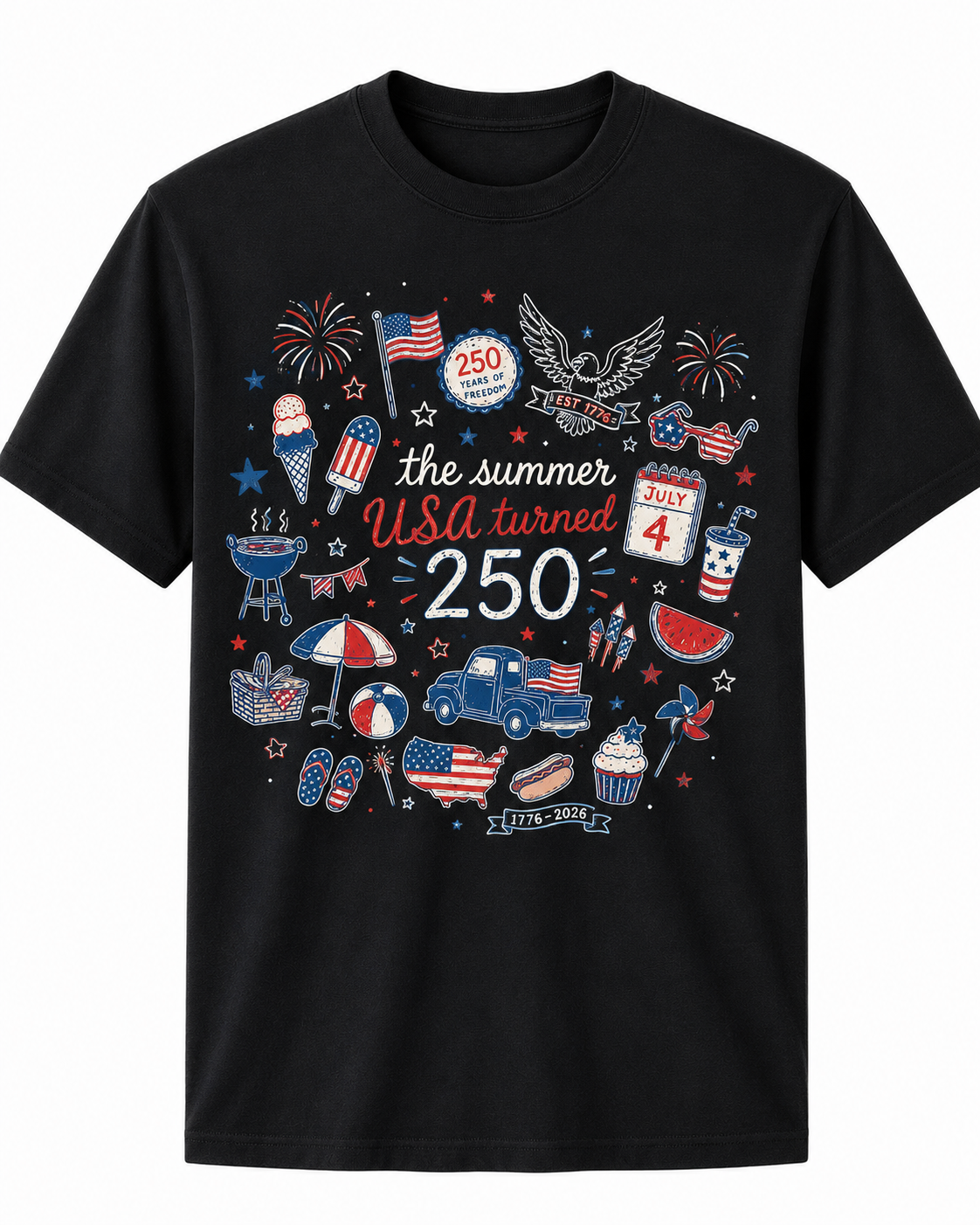The Summer USA Turned Shirt