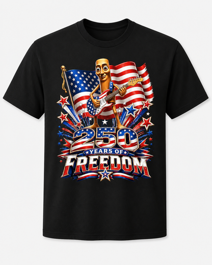 USA 250 Years of Freedom 4th of July Brainrot Meme T-Shirt