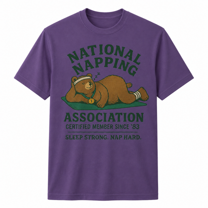 National Napping Association Bear Shirt