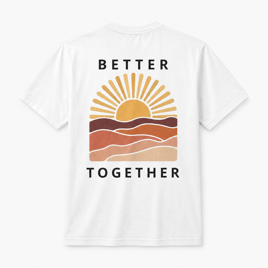 Better Together Sunset Matching Shirt