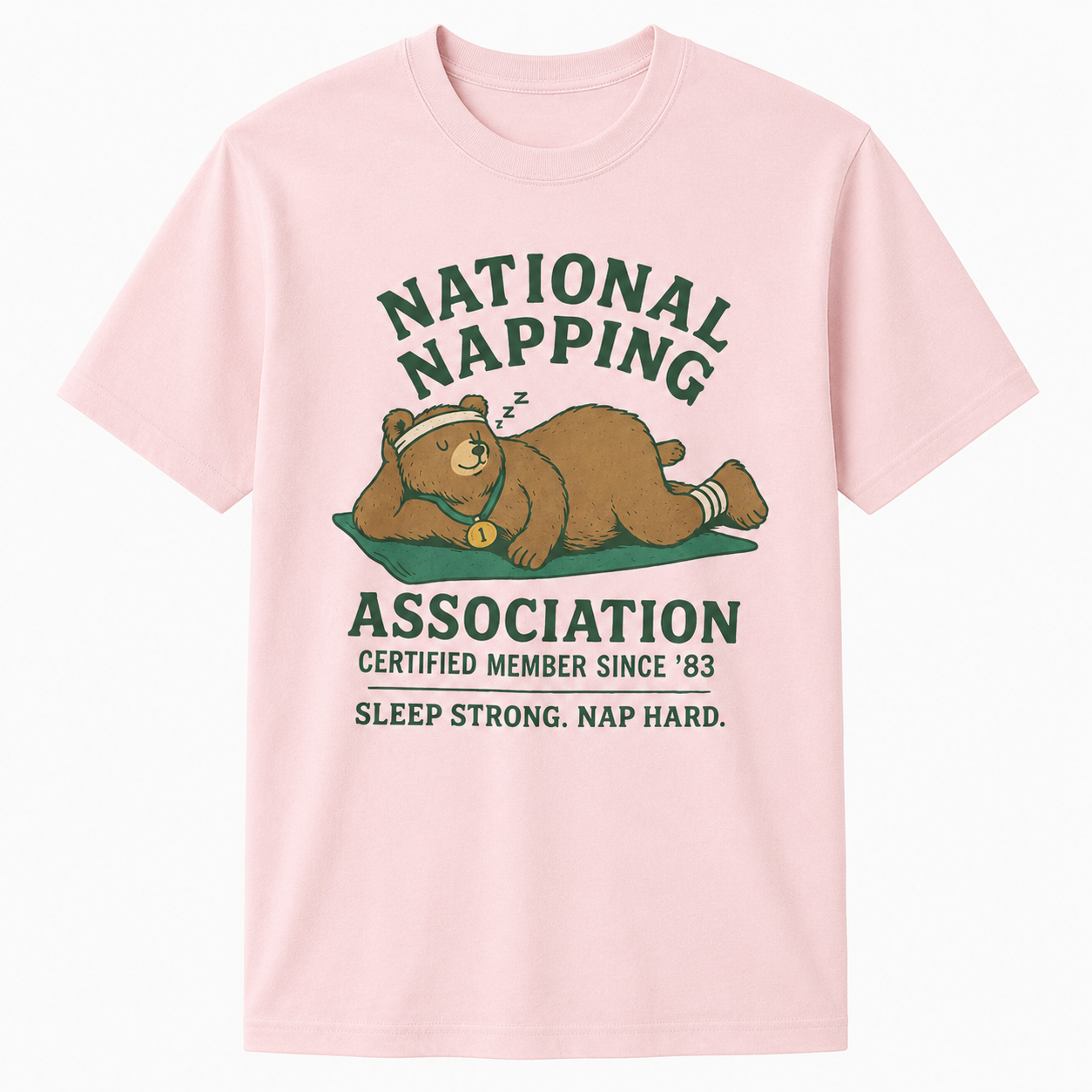 National Napping Association Bear Shirt