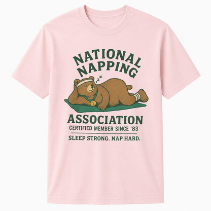 National Napping Association Bear Shirt