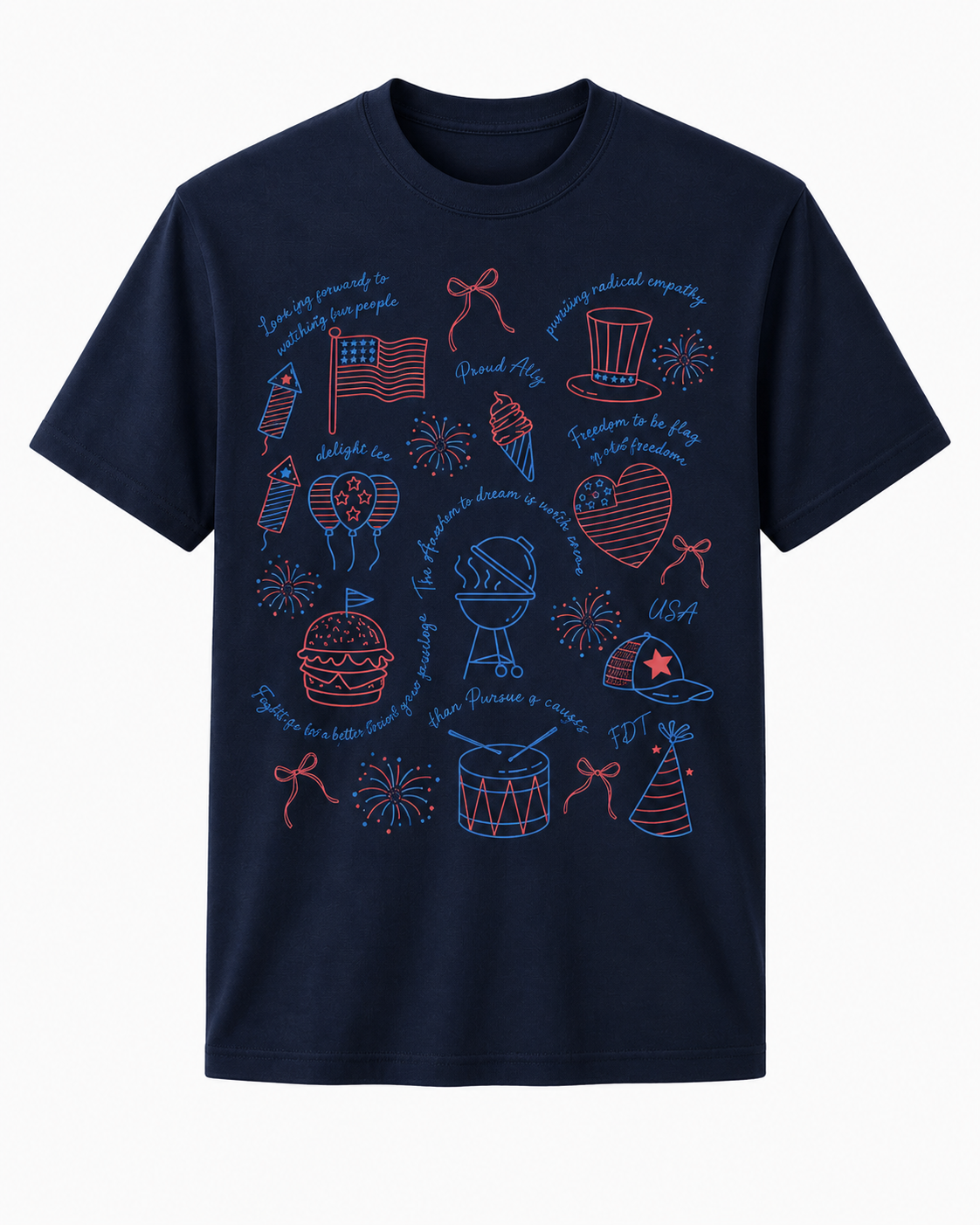 Secret Message 4th of July Shirt