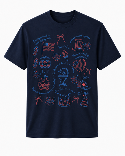 Secret Message 4th of July Shirt