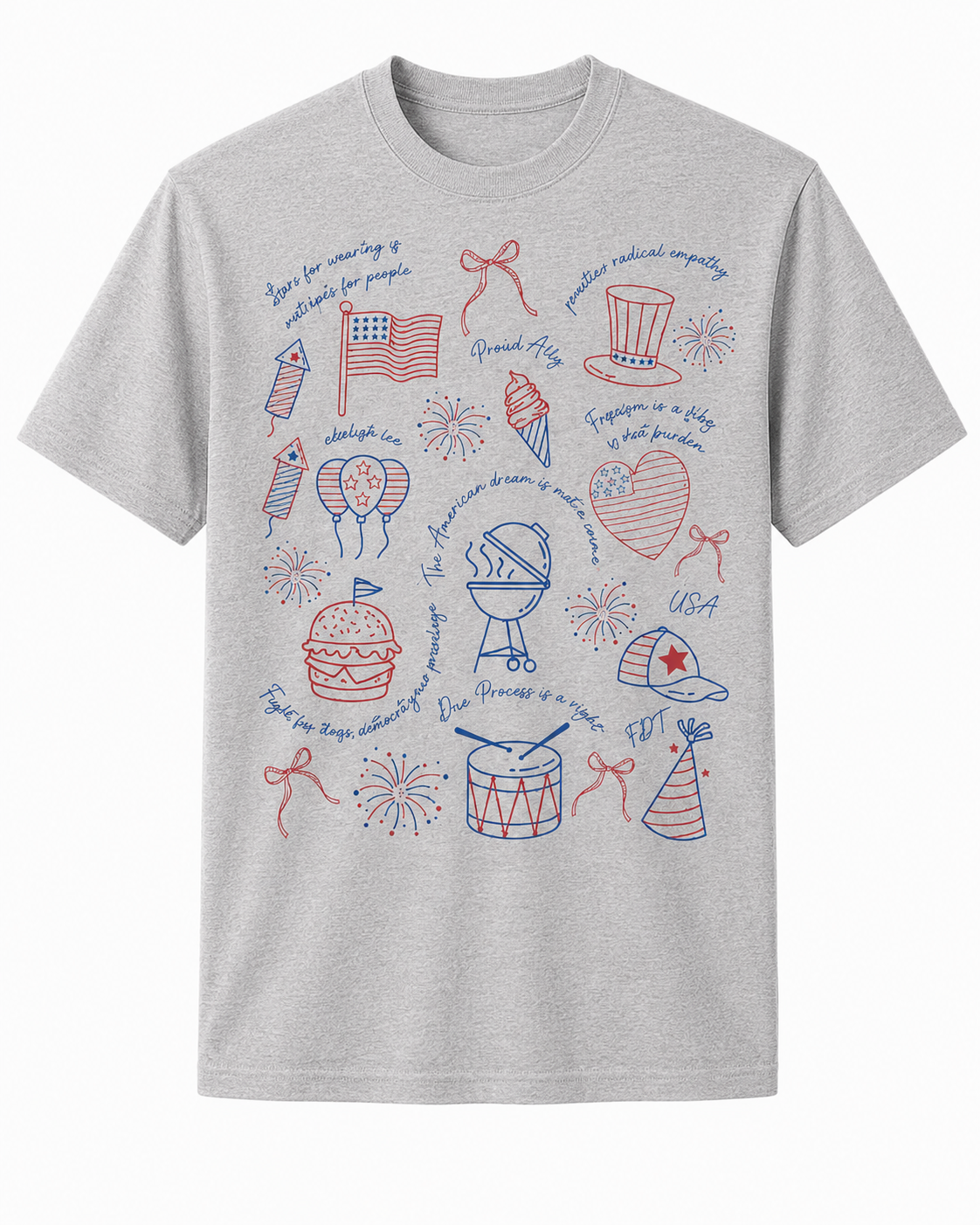 Secret Message 4th of July Shirt