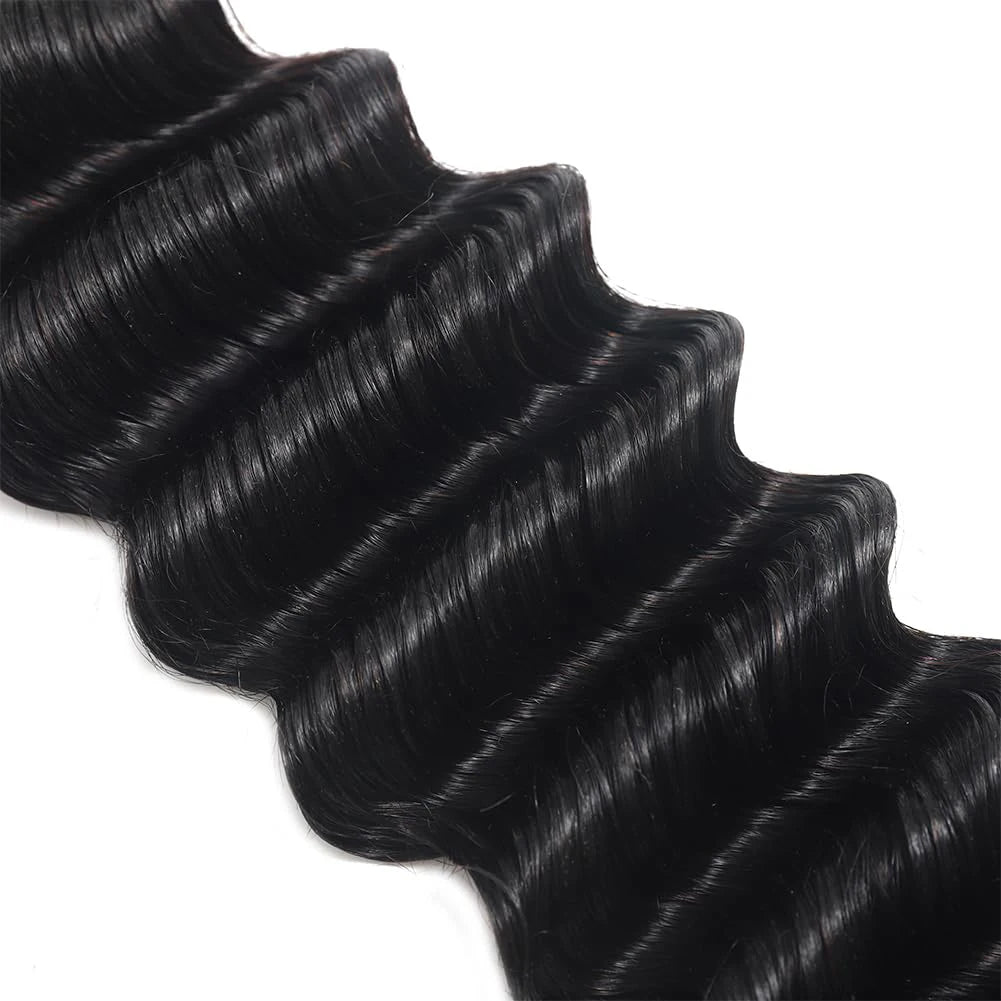 30 40 Inch Loose Wave Bundles 3 4 5pcs Raw Virgin Unprocessed Human Hair Brazilian Deep Extensions