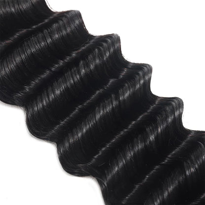 30 40 Inch Loose Wave Bundles 3 4 5pcs Raw Virgin Unprocessed Human Hair Brazilian Deep Extensions