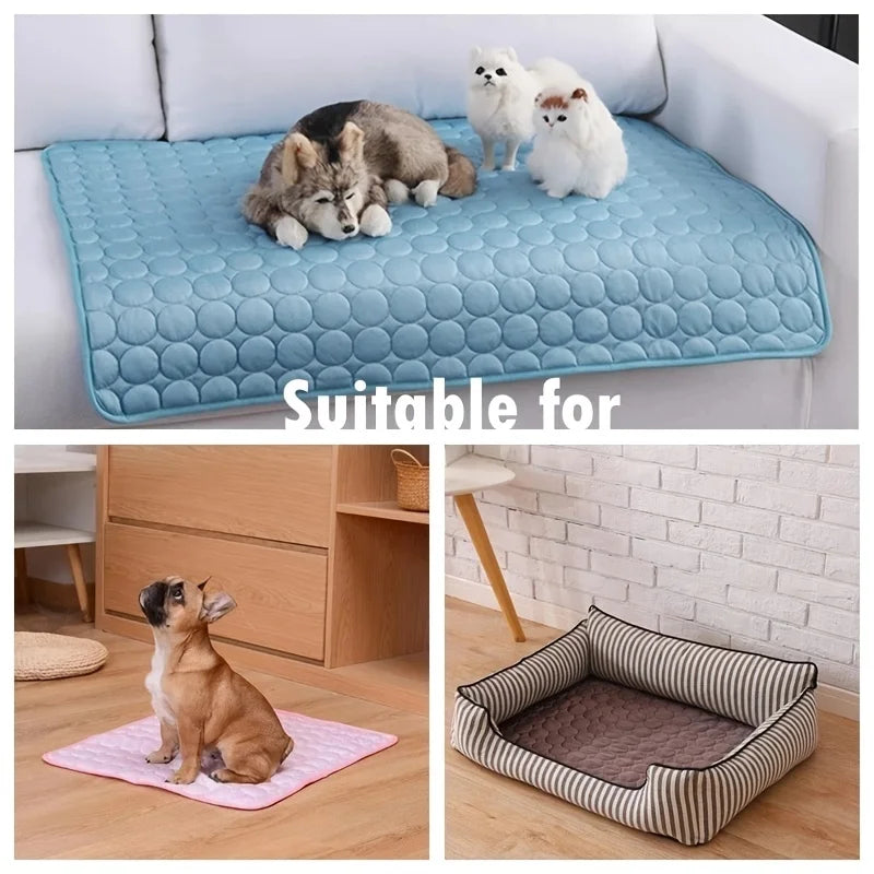 Dog Cooling Mat – Summer Self-Cooling Pad for Dogs & Cats