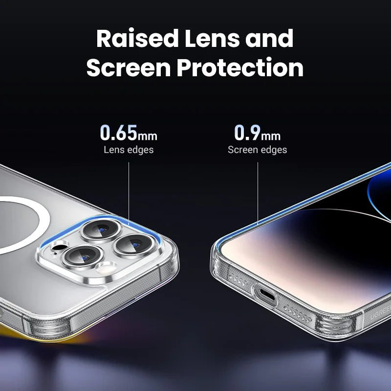 Ugreen Magnetic Case Iphone 17 16 15 14 13 Pro Max Shockproof Cover Plus 16pro Macsafe Tpu Cases