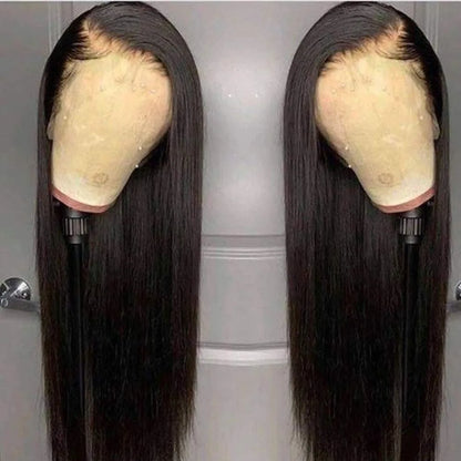 Bone Straight Lace Front Wig – Brazilian Human Hair, 250% Density, 13x4 & 13x6 HD Lace
