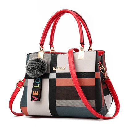 Plaid Luxury Handbag for Women – Designer Shoulder & Crossbody Bag