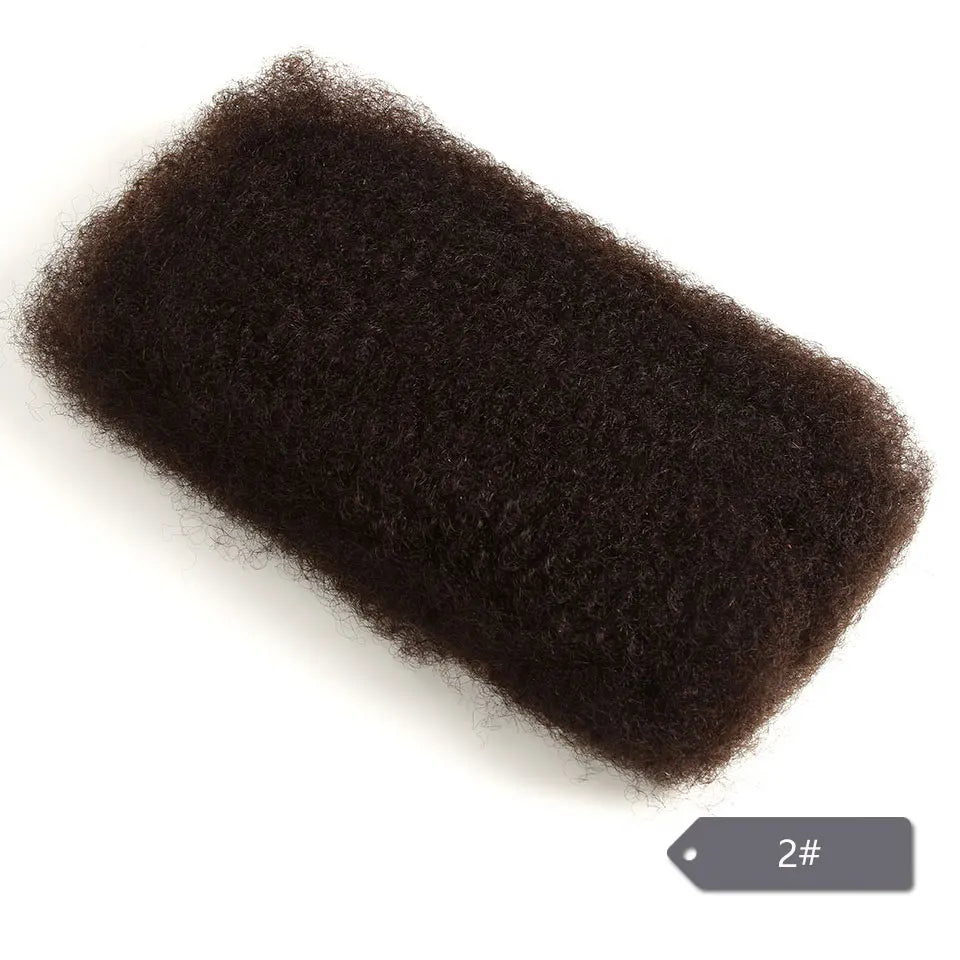 Sleek Afro Kinky Bulk Human Hair Braiding Twist Peruvian Qvr Remy Dreadlock Natural Color African