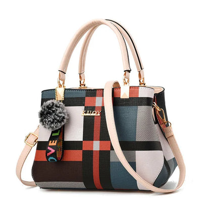 Plaid Luxury Handbag for Women – Designer Shoulder & Crossbody Bag