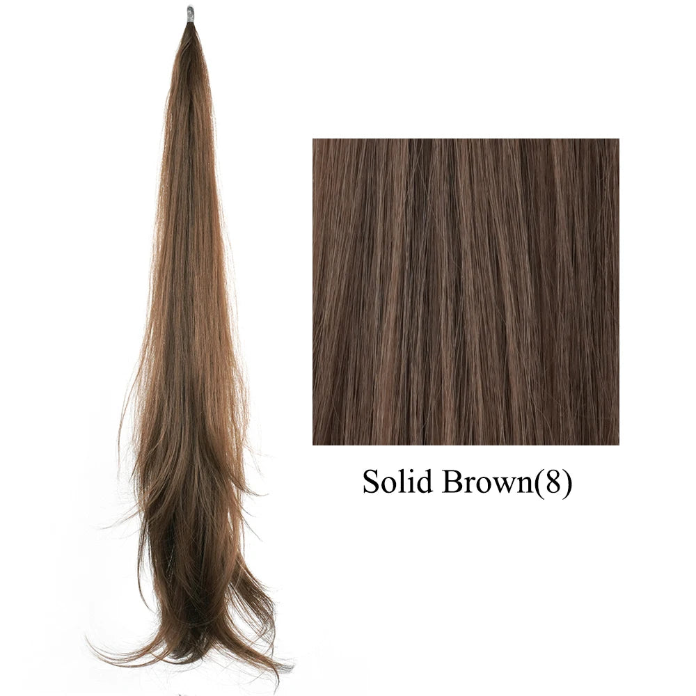 Ponytail Hair Extension - 32" Long Layered Synthetic Wrap Hairpiece