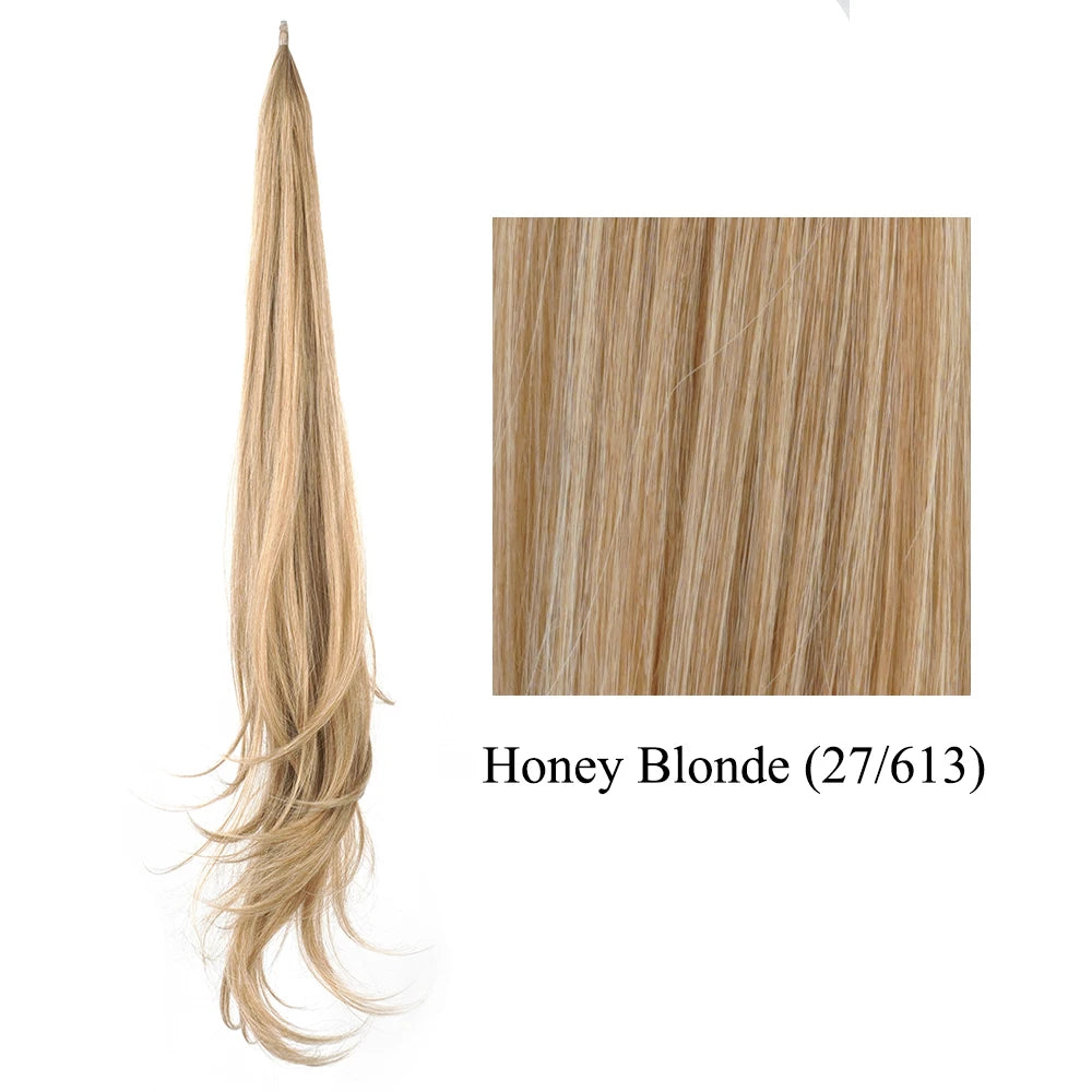 Ponytail Hair Extension - 32" Long Layered Synthetic Wrap Hairpiece