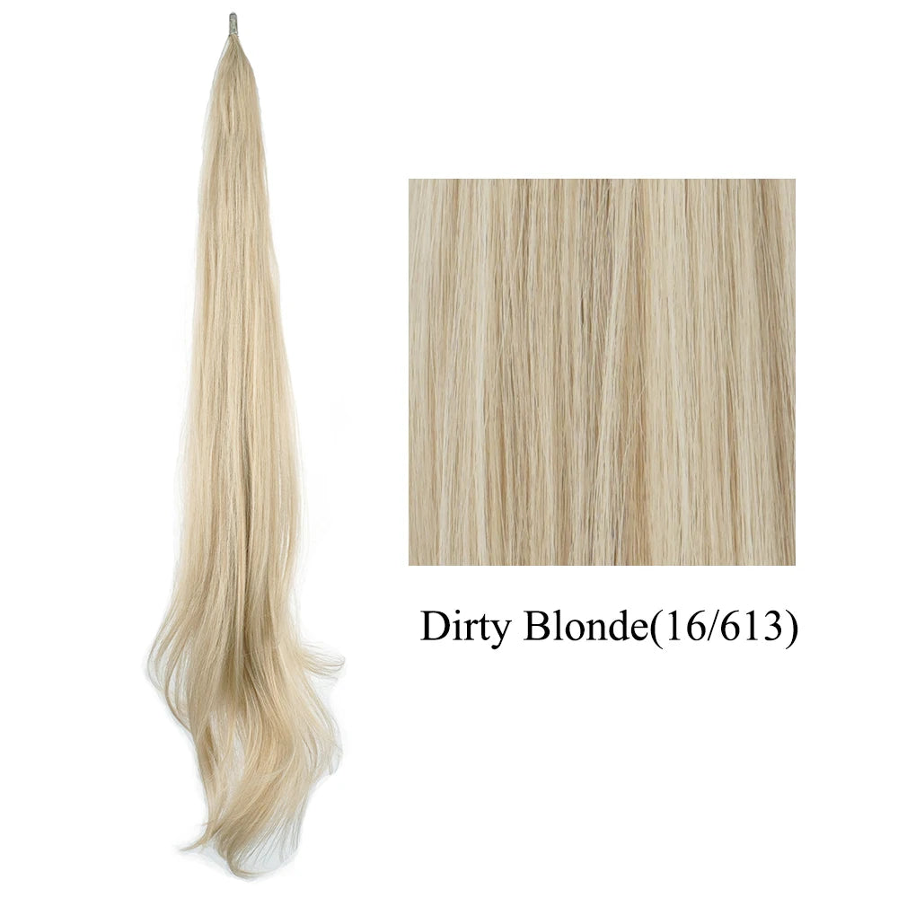 Ponytail Hair Extension - 32" Long Layered Synthetic Wrap Hairpiece