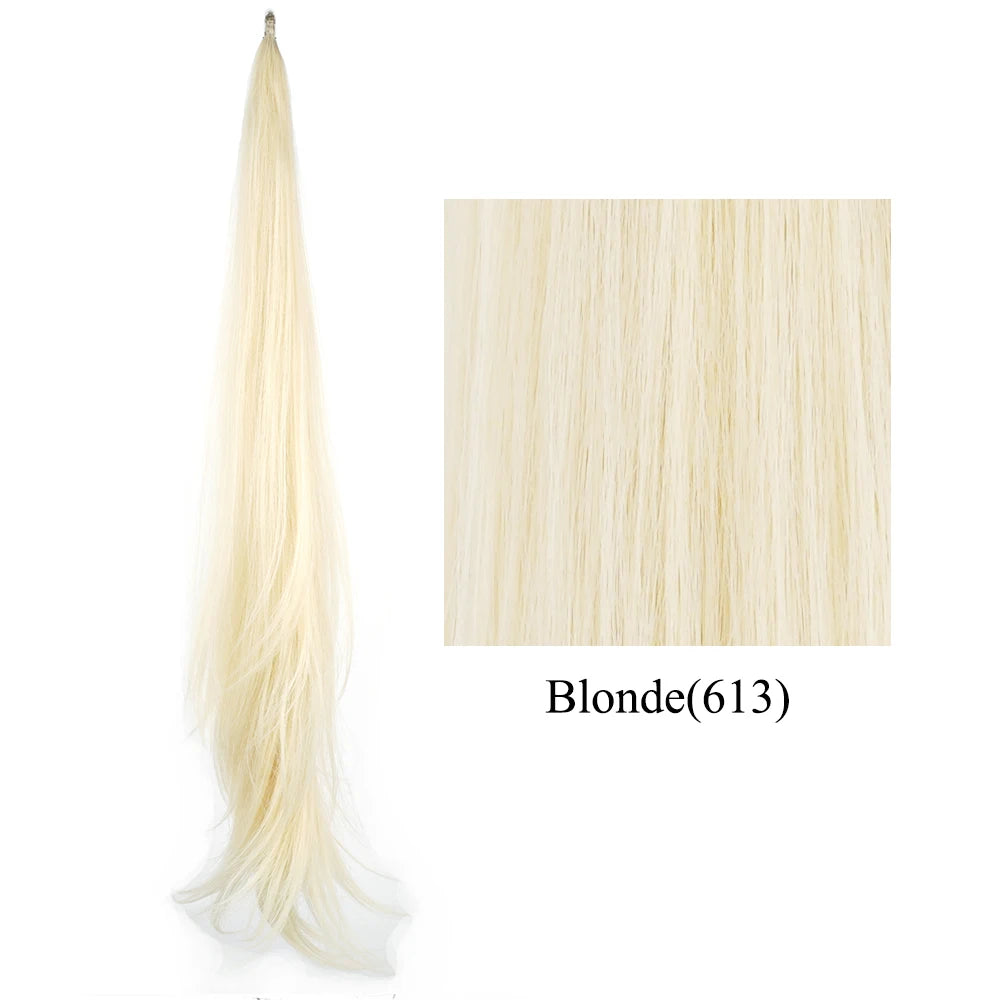 Ponytail Hair Extension - 32" Long Layered Synthetic Wrap Hairpiece