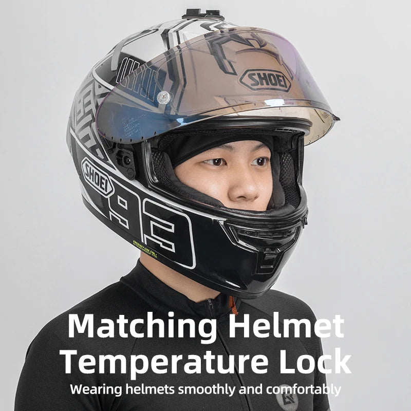 Rockbros Winter Cycling Cap – Windproof Thermal Fleece Skull Cap