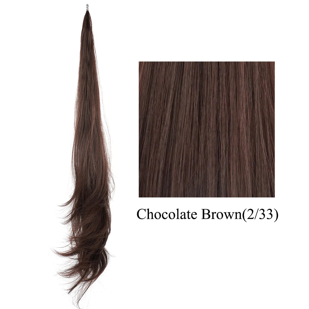 Ponytail Hair Extension - 32" Long Layered Synthetic Wrap Hairpiece