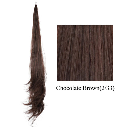 Ponytail Hair Extension - 32" Long Layered Synthetic Wrap Hairpiece