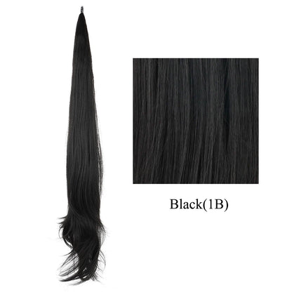 Ponytail Hair Extension - 32" Long Layered Synthetic Wrap Hairpiece
