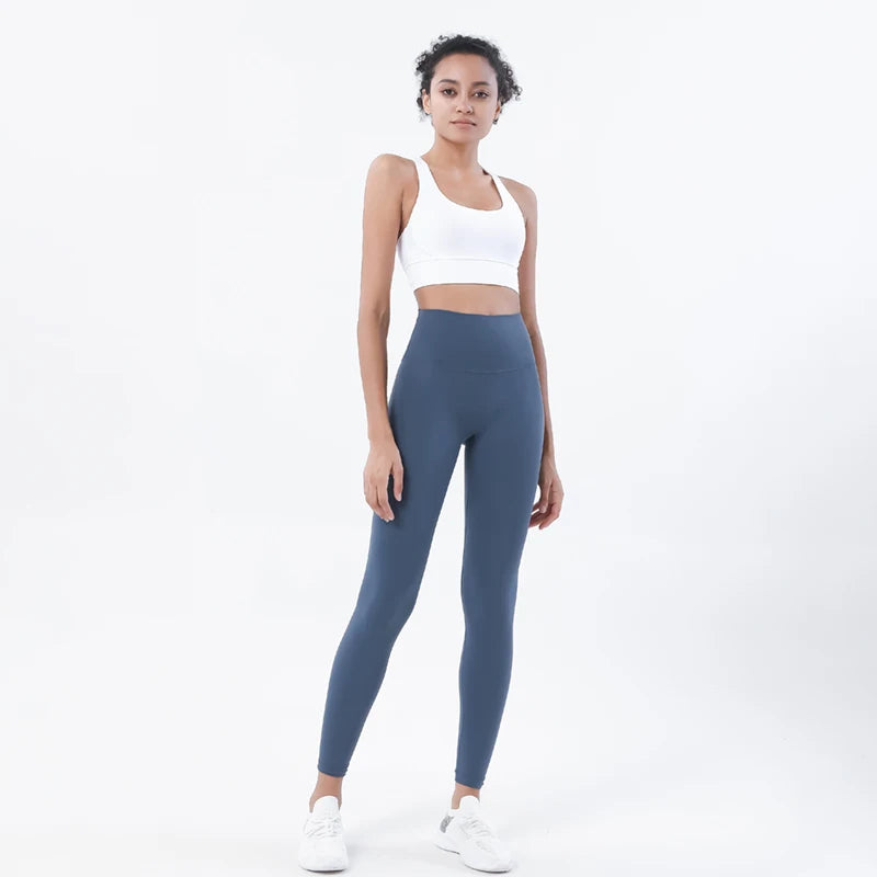 Women's Nylon Yoga Set – Sports Bra & Leggings 2-Piece