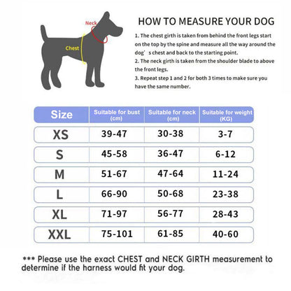 Personalized No-Pull Dog Harness – Reflective Breathable Vest for Small to Large Dogs