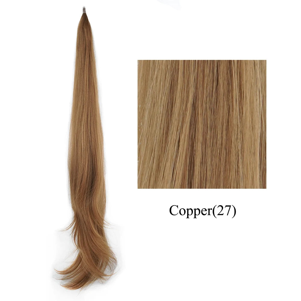 Ponytail Hair Extension - 32" Long Layered Synthetic Wrap Hairpiece