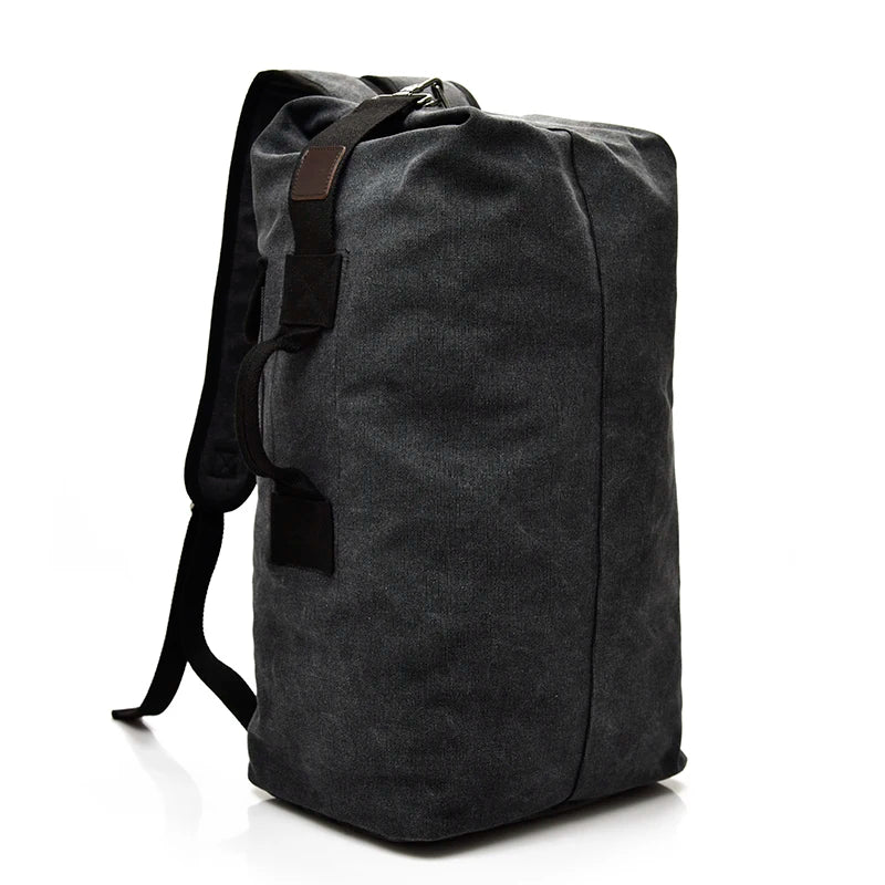 Large Canvas Travel Backpack – Men's Mountaineering Duffel Bag