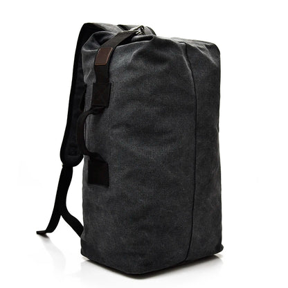 Large Canvas Travel Backpack – Men's Mountaineering Duffel Bag