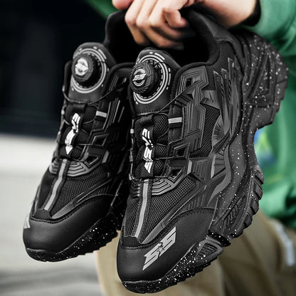 Men's Lace-Free Rotating Buckle Sneakers
