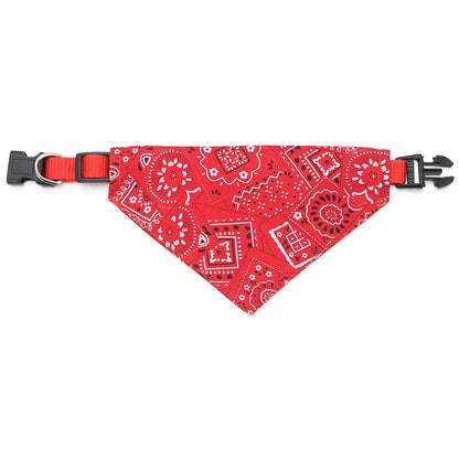 Pet Bandana Collar Scarf – Adjustable Washable Dog & Cat Neck Accessory