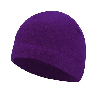 Polar Fleece Beanie Hat – Warm Windproof Winter Cap for Men & Women