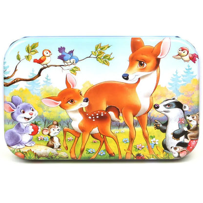 60-Piece Wooden Jigsaw Puzzle for Kids – Cartoon Ocean Animals