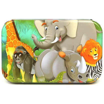 60-Piece Wooden Jigsaw Puzzle for Kids – Cartoon Ocean Animals