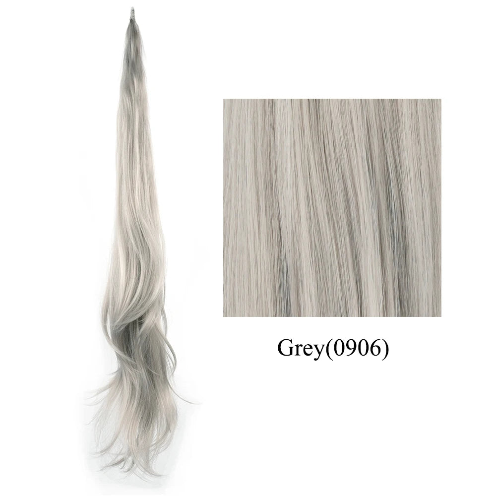 Ponytail Hair Extension - 32" Long Layered Synthetic Wrap Hairpiece