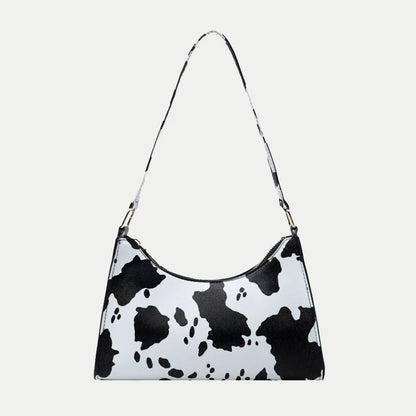 Animal Print PU Leather Shoulder Bag for Women