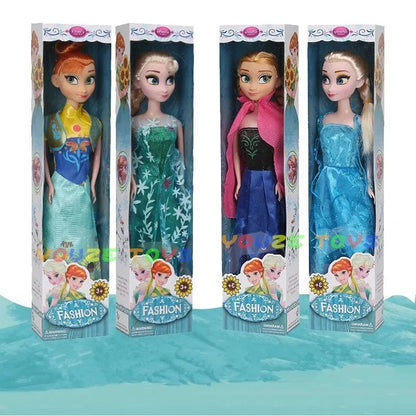 Frozen Princess Elsa & Anna Fashion Doll – 8 Styles, Movable Joints