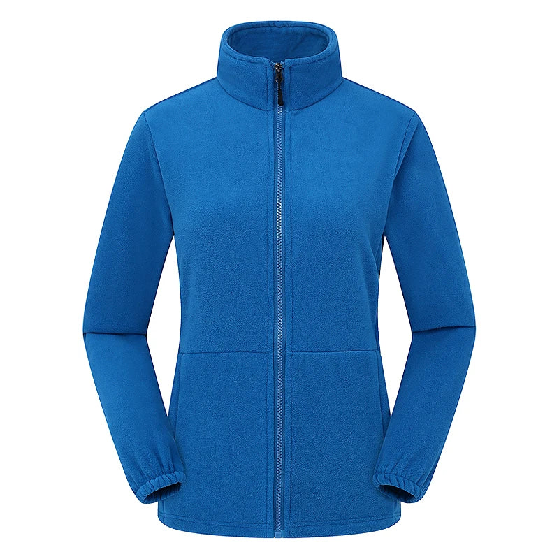 Women's Polar Fleece Jacket – Windproof Thermal Outdoor Coat