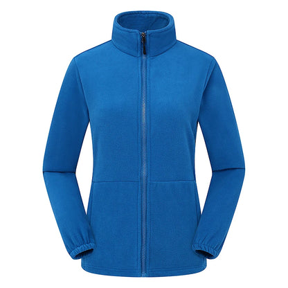 Women's Polar Fleece Jacket – Windproof Thermal Outdoor Coat